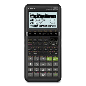Casio FX-9750GIII 3rd Edition Graphing Calculator, 21-Digit LCD, Black