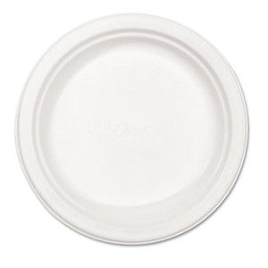 Chinet Paper Dinnerware, Plate, 8.75" dia, White, 500/Carton (HUH21227) View Product Image