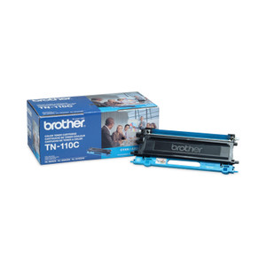 Brother TN110C Toner, 1,500 Page-Yield, Cyan (BRTTN110C) View Product Image