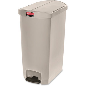 Rubbermaid Commercial Slim Jim 18G End Step Container (RCP1883551) Rubbermaid Commercial Slim Jim 18G End Step Container (RCP1883551)