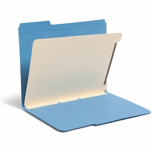Smead Self-Adhesive Folder Dividers with Twin-Prong Fastener - For Letter 8 1/2" x 11" Sheet - Manila