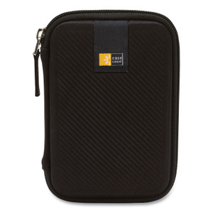 Case Logic Portable Hard Drive Case, Molded EVA, Black
