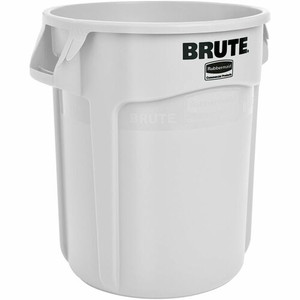 Rubbermaid Commercial Brute 10-Gallon Vented Container - 10 gal Capacity - Round