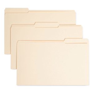 Smead Top Tab Manila Expansion Fastener Folders, 1.5" Expansion, 2 Fasteners, Legal Size, Manila Exterior, 50/Box
