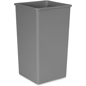 Rubbermaid Commercial Untouchable Square Container - 50 gal Capacity - Square - Crack Resistant, Durable, Compact, Rugged - 34.3" Height x 19.5" Width x 19.5" Depth - Plastic - (RCP3959GRACT)