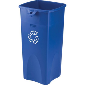 Rubbermaid Commercial Products Recycling Container,Squre,23 Gal,15-1/2"x16-1/2"x30",4/CT,BE (RCP356973BECT) View Product Image