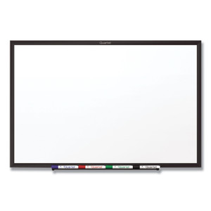 Quartet Classic Series Total Erase Dry Erase Boards, 96 x 48, White Surface, Black Aluminum Frame (QRTS538B) View Product Image