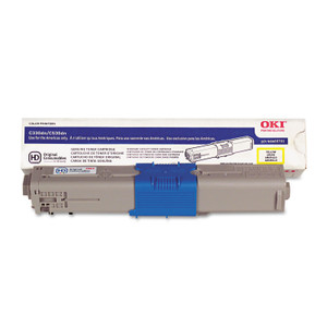 Oki 44469701 Toner, 3,000 Page-Yield, Yellow (OKI44469701) Oki 44469701 Toner, 3,000 Page-Yield, Yellow (OKI44469701)