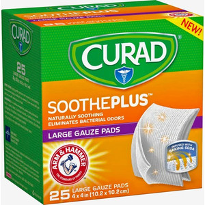 Curad SoothePlus Medium Non-stick Pads (MIICUR204425AH) View Product Image