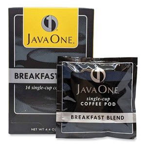 Java One Coffee Pods, Breakfast Blend, Single Cup, 14/Box (JAV30220) View Product Image