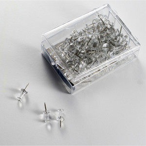 PUSHPIN;PLASTIC;100BX;CR