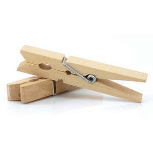Creativity Street Natural Spring Clothespins (PAC365801) View Product Image
