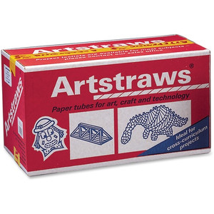 Pacon Art Straws Classpack, 1800/BX, White (PAC9030) View Product Image