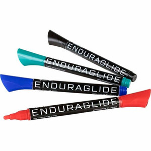 Quartet EnduraGlide Dry-Erase Markers - Red, Green, Black, Blue Ink - QRT500110M