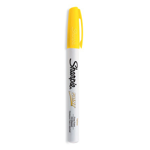 Sharpie Permanent Paint Marker, Fine Bullet Tip, Yellow Sharpie Permanent Paint Marker, Fine Bullet Tip, Yellow
