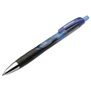 AbilityOne 7520015745971 SKILCRAFT VISTA Secure Gel Pen, Retractable, Medium 0.7 mm, Blue Ink, Translucent Blue/Black/Blue Barrel, 3/PK (NSN5745971) View Product Image