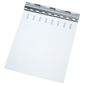 AbilityOne 7510002866954 SKILCRAFT Clipboard Binder, 0.5" Clip Capacity, Holds 8.5 x 11 Sheets, Silver (NSN2866954) View Product Image