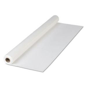 Hoffmaster Plastic Roll Tablecover, 40" x 300 ft, White (HFM114000) View Product Image