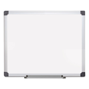 MasterVision Porcelain Value Dry Erase Board, 24 x 36, White Surface, Silver Aluminum Frame (BVCCR0601170MV) View Product Image