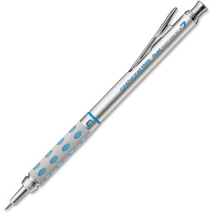 Pentel GraphGear 1000 Automatic Drafting Pencils - 0.7 mm Lead - #2 - Refillable - Blue Barrel