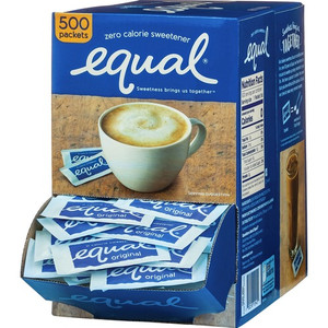Equal Zero Calorie Original Sweetener Packets - 0.035 oz (1 g) - Artificial Sweetener