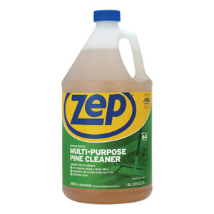 Zep Commercial Pine Multi-Purpose Cleaner, Pine Scent, 1 gal, 4/Carton (ZPEZUMPP128CT) View Product Image
