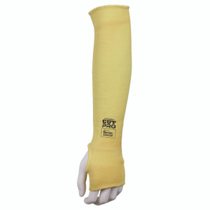 MCR Safety Economy Series DuPont Kevlar Fiber Sleeve, One Size Fits All, Yellow