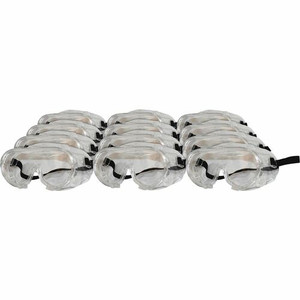 ProGuard Classic 808 Series Safety Goggles - Universal - Ultraviolet, Splash, Impact, Chemical, Eye, Chemical Protection - Polyvinyl Chloride (PVC) - Clear - Anti-fog, High Visibility, Adjustable, Elastic Headband, Lightweight, Comfortable, Durable