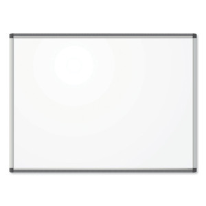 U Brands PINIT Magnetic Dry Erase Board, 48" x 36" (Actual Size: 47" x 35"), White Surface, Satin Aluminum Frame
