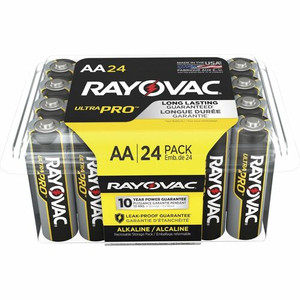 Rayovac Ultra Pro Alkaline AA Batteries - AA - 24 / Pack