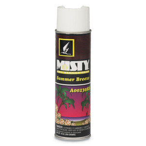 Misty Handheld Air Deodorizer, Summer Breeze, 10 oz Aerosol Spray, 12/Carton (AMR1001868) View Product Image