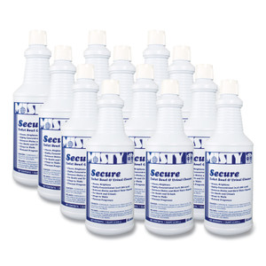 Misty Secure Hydrochloric Acid Bowl Cleaner, Mint Scent, 32oz Bottle, 12/Carton (AMR1038801) View Product Image