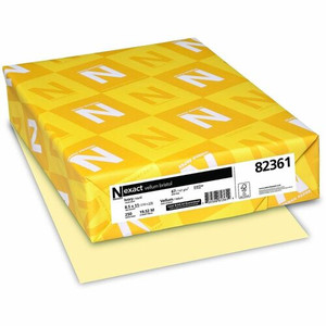 Exact Vellum Bristol Paper - Ivory - Letter - 8 1/2" x 11" - 67 lb Basis Weight - Heavyweight, Durable, Quick Drying, Acid-free