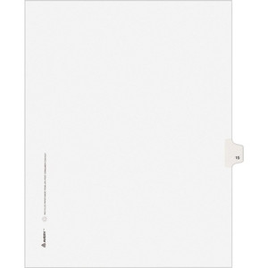 Avery Individual Legal Exhibit Dividers - Avery Style - Unpunched - 25 x Divider(s) - 25 Printed Tab(s) - Digit - (AVE11925)