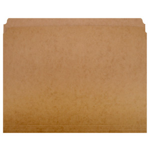 AbilityOne 7530002223443, SKILCRAFT Paperboard File Folder, Straight Tabs, Letter Size, 0.75" Expansion, Brown, 100/Box