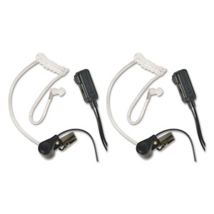 Midland AVPH3 Monaural Behind The Ear Headset, Clear, 2/Pack