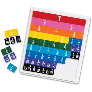 Rainbow Fraction Tiles (LRNLER0615) View Product Image