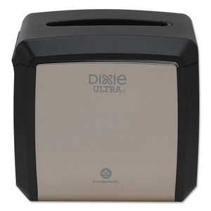 Dixie Tabletop Napkin Dispenser, 7.6 x 6.1 x 7.2, Stainless (GPC54528A) View Product Image