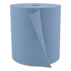 Cascades PRO Tuff-Job Spunlace Towels, Jumbo Roll, 12 x 13, Blue, 475/Roll (CSDW802) View Product Image