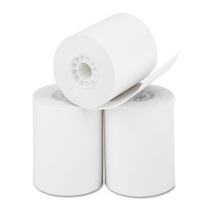 Iconex Direct Thermal Printing Thermal Paper Rolls, 2.25" x 85 ft, White, 3/Pack (ICX90780076) View Product Image