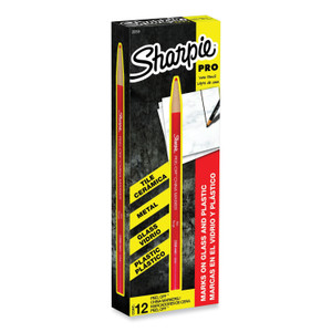 Sharpie Peel-Off China Markers, Red, Dozen (SAN2059) View Product Image