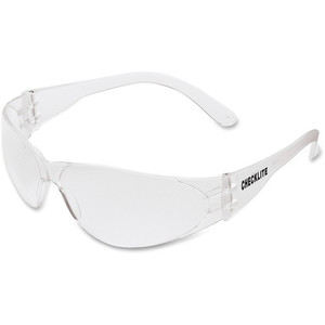 Crews Checklite Duramass Glasses - Ultraviolet Protection - Clear Lens - Scratch Resistant, Flexible