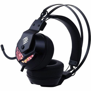 Mad Catz The Authentic F.R.E.Q. 4 Gaming Headset, Black - Stereo - USB - Wired - Over-the-head - Binaural