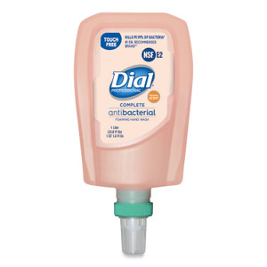 Dial Professional Antibacterial Foaming Hand Wash Refill for FIT Touch Free Dispenser, Original, 1 L, 3/Carton (DIA16674) View Product Image