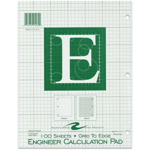 Roaring Spring 5x5 Grid Engineering Pad (ROA95582) View Product Image