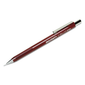 AbilityOne 7520005901878 SKILCRAFT Fidelity Push-Action Mechanical Pencil, 0.5 mm, F (#2.5), Black Lead, Burgundy Barrel View Product Image