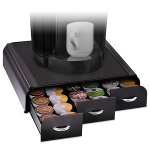 Mind Reader Anchor 36 Capacity Coffee Pod Drawer, 13.46 x 12.87 x 2.72, Black (EMSTRY01BLK) View Product Image