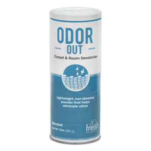 Fresh Products Odor-Out Rug/Room Deodorant, Bouquet, 12 oz, Shaker Can, 12/Box (FRS121400BO) View Product Image