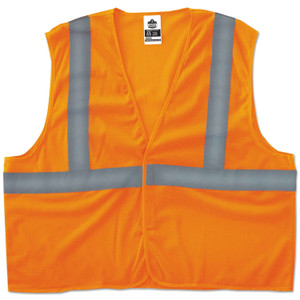 ergodyne GloWear 8205HL Type R Class 2 Super Econo Mesh Vest, Small to Medium, Orange (EGO20963) View Product Image