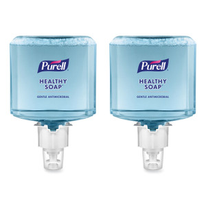 PURELL HEALTHY SOAP 0.5% BAK Antimicrobial Foam, For ES4 Dispensers, Light Citrus Floral, 1,200 mL, 2/Carton (GOJ507902) View Product Image